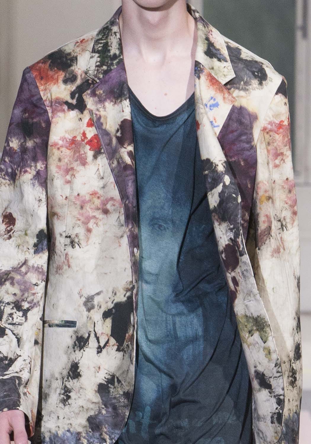 Print Oversized Round Neck Long Sleeve (Kagero)