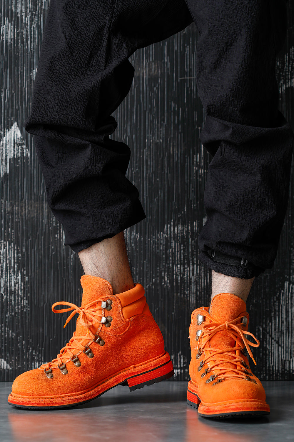 Hiking Boots Sole Rubber Horse Reverse - Orange