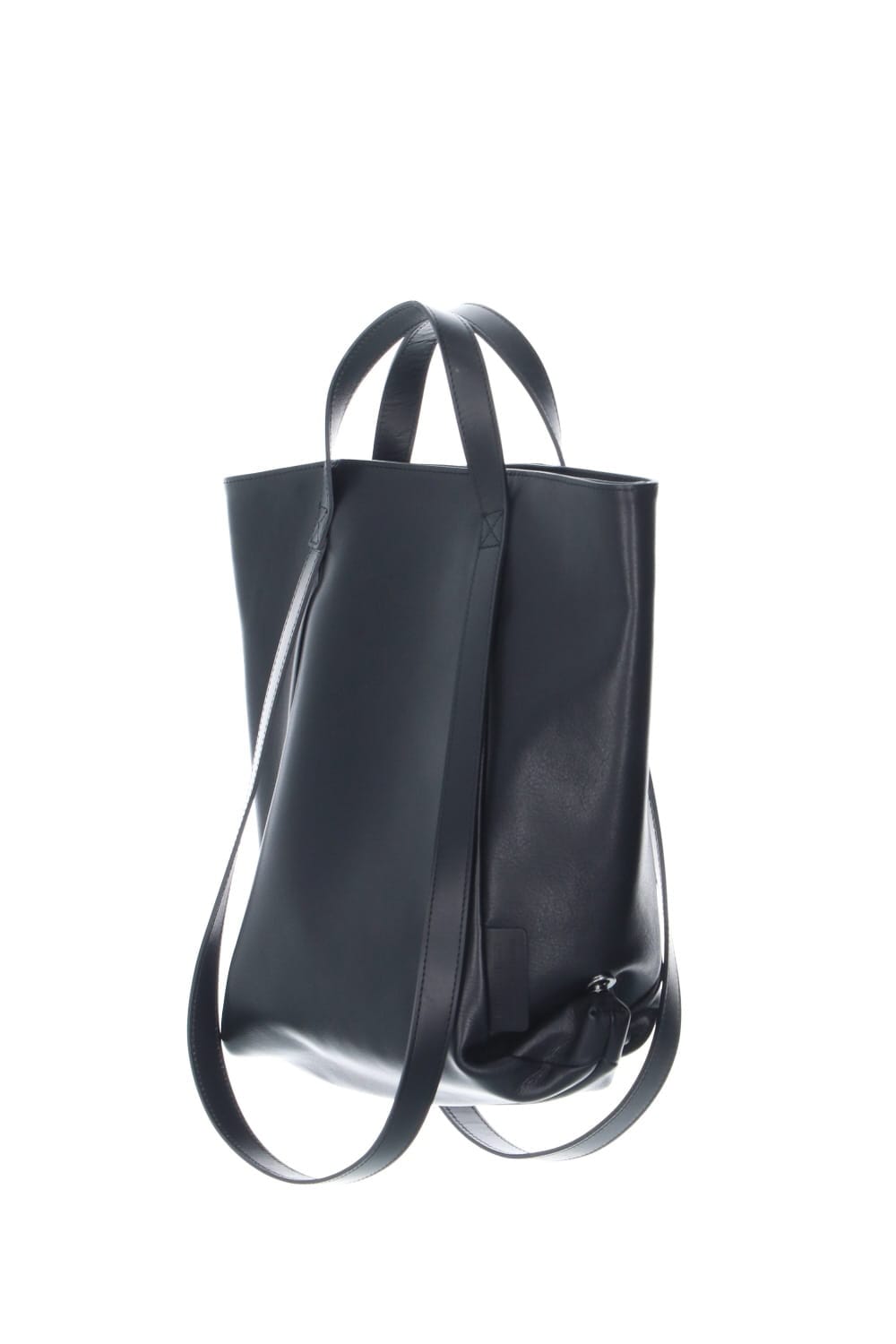 レザースモールトートバッグ "ループハンドル"