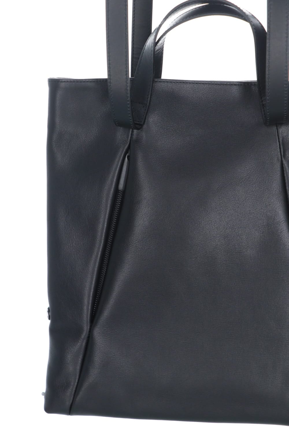 レザースモールトートバッグ "ループハンドル"