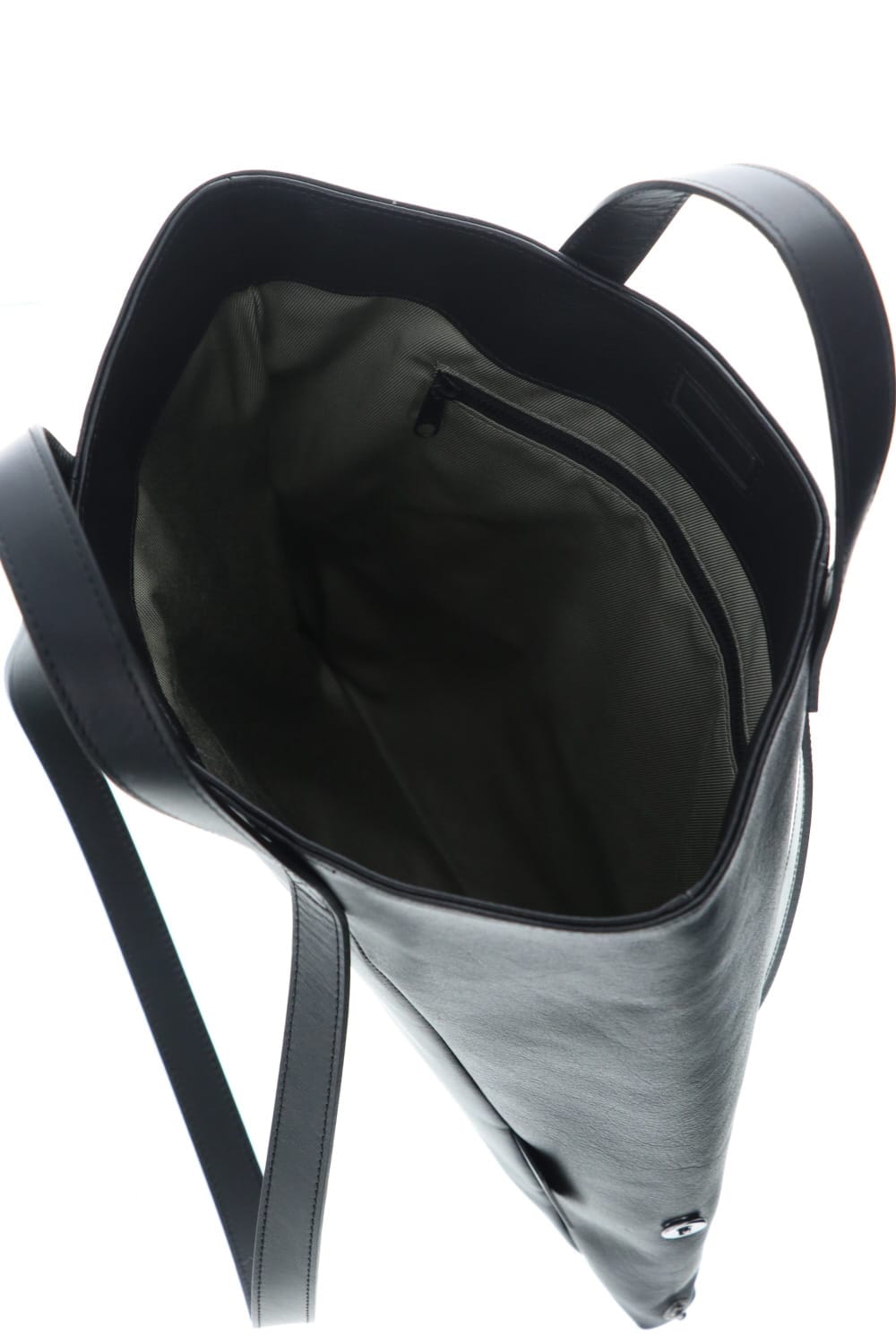 レザースモールトートバッグ "ループハンドル"