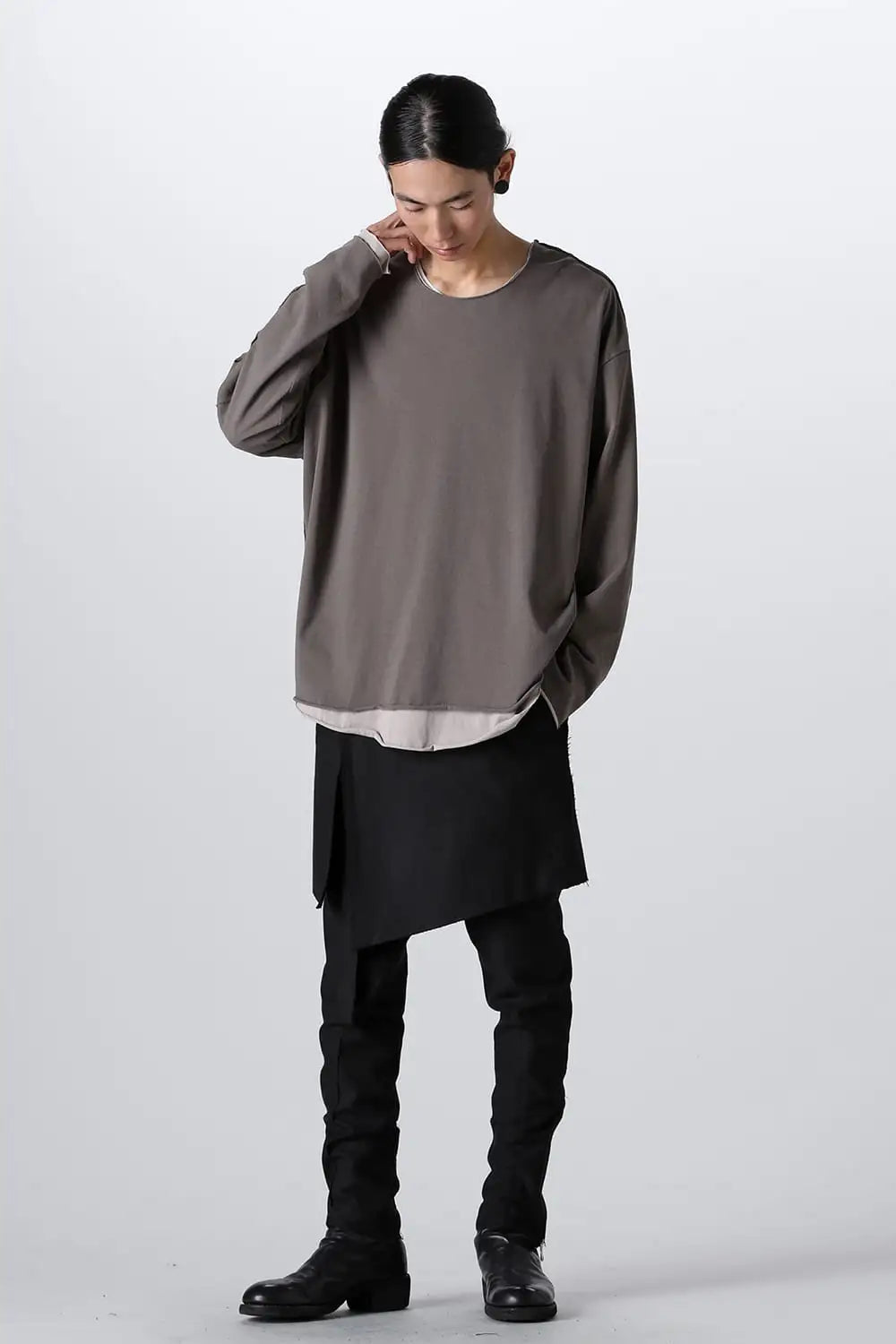 Layered Cutsew Deluxe Over Khaki / Beige