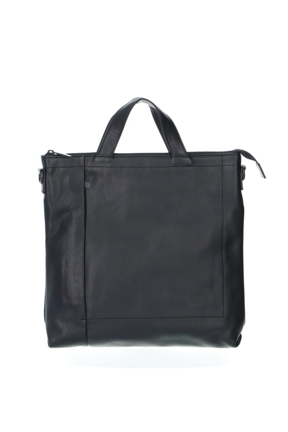 Leather shoulder bag 'grande poche' KS