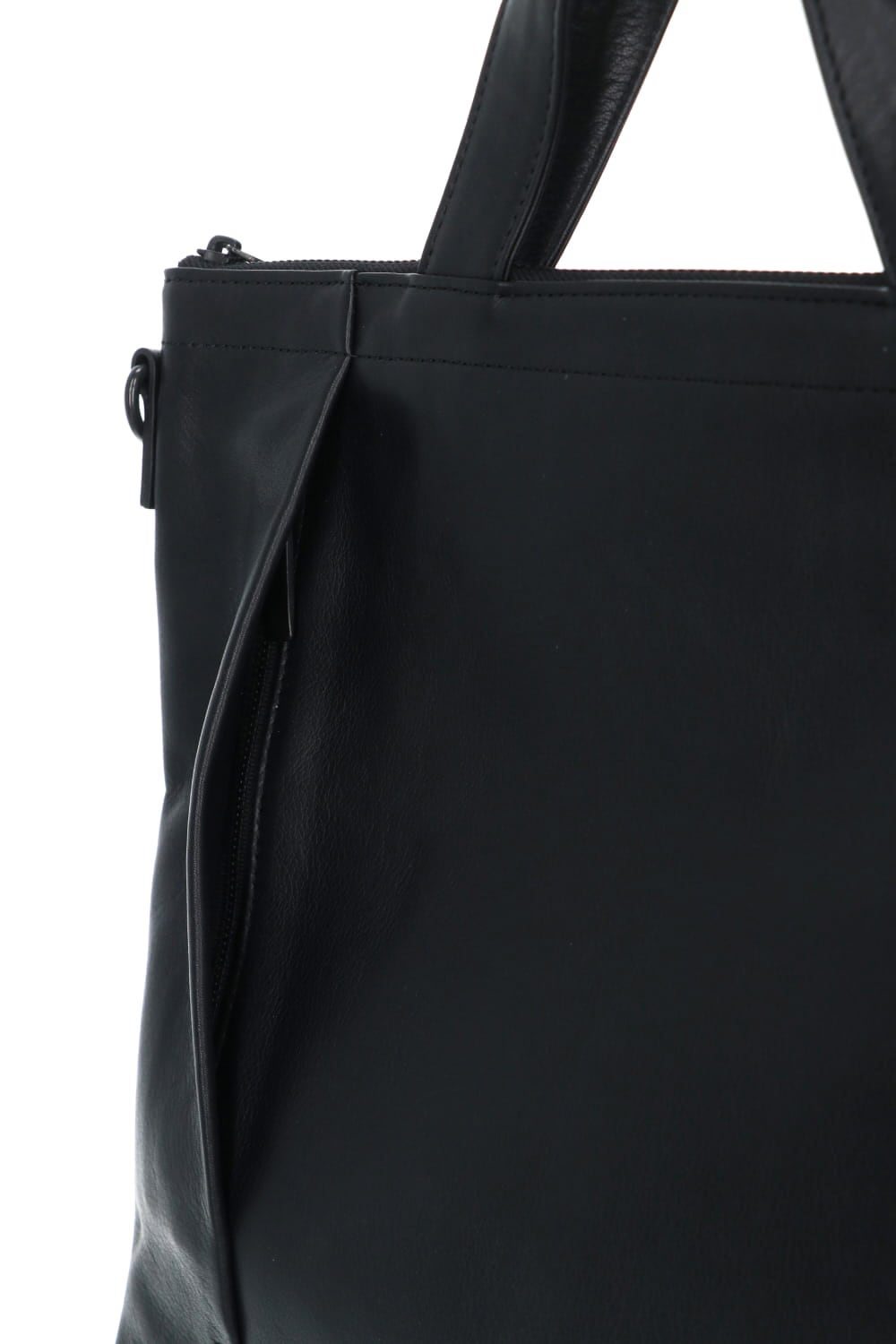 Leather shoulder bag 'grande poche' KS