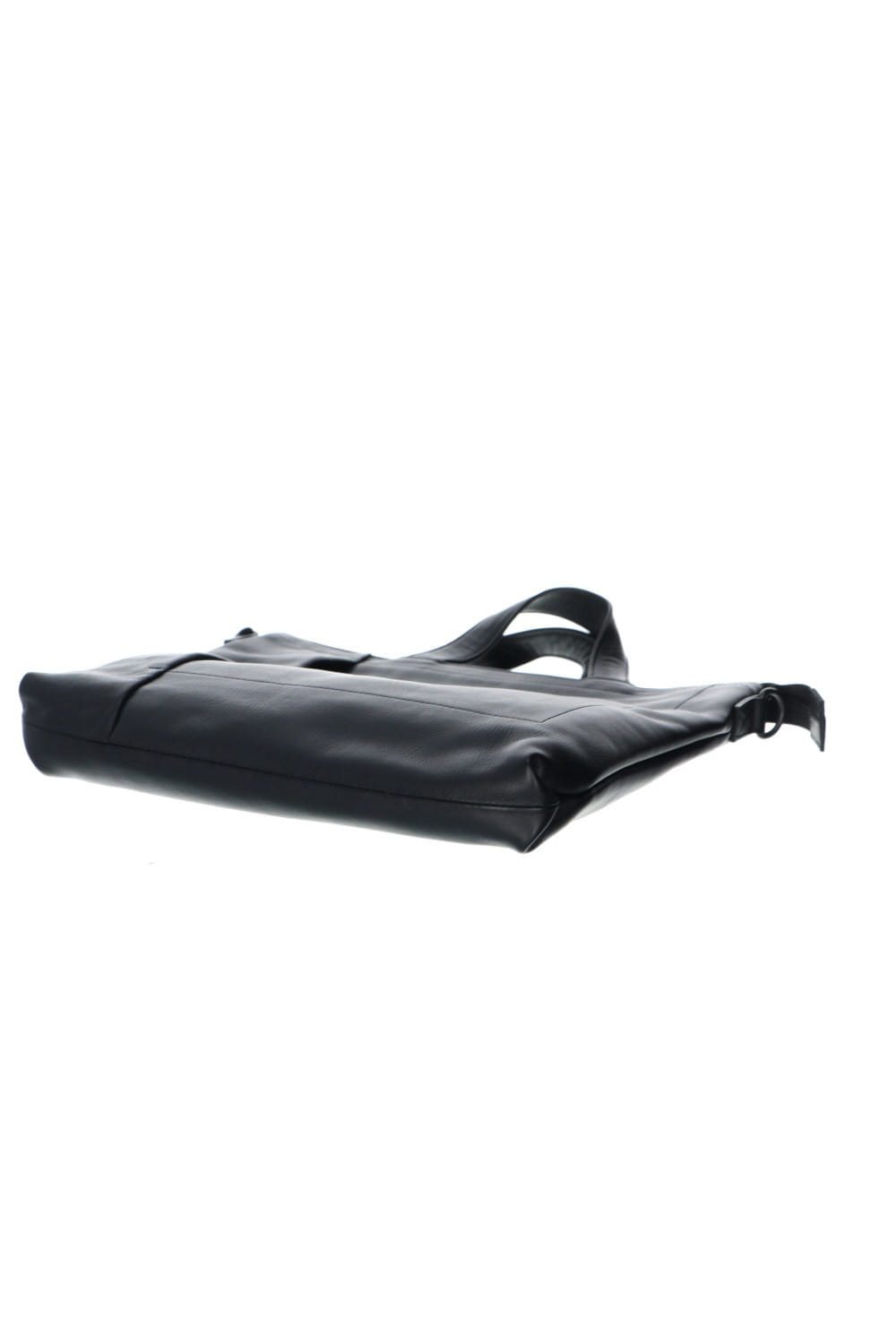 Leather shoulder bag 'grande poche' KS