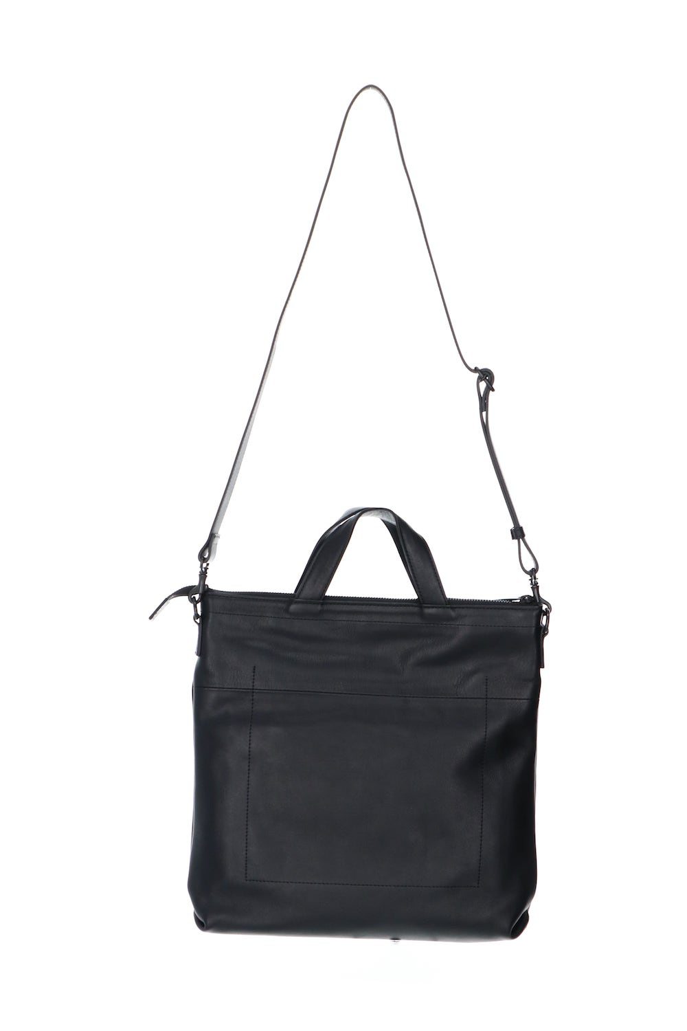 Leather shoulder bag 'grande poche' KS