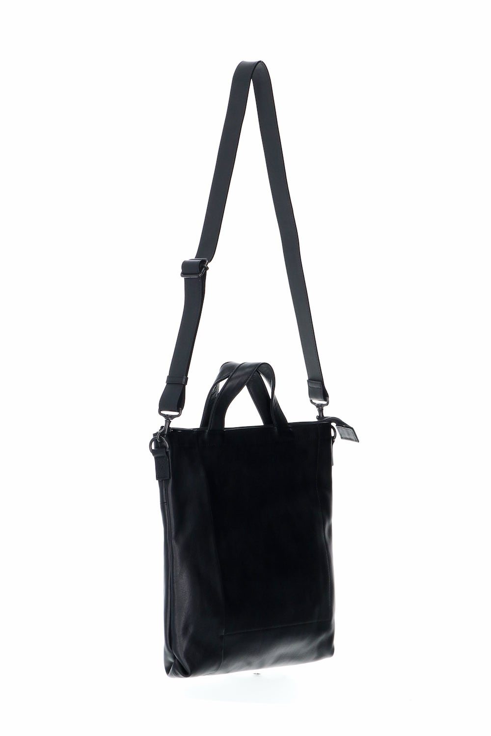 Leather shoulder bag 'grande poche' KS