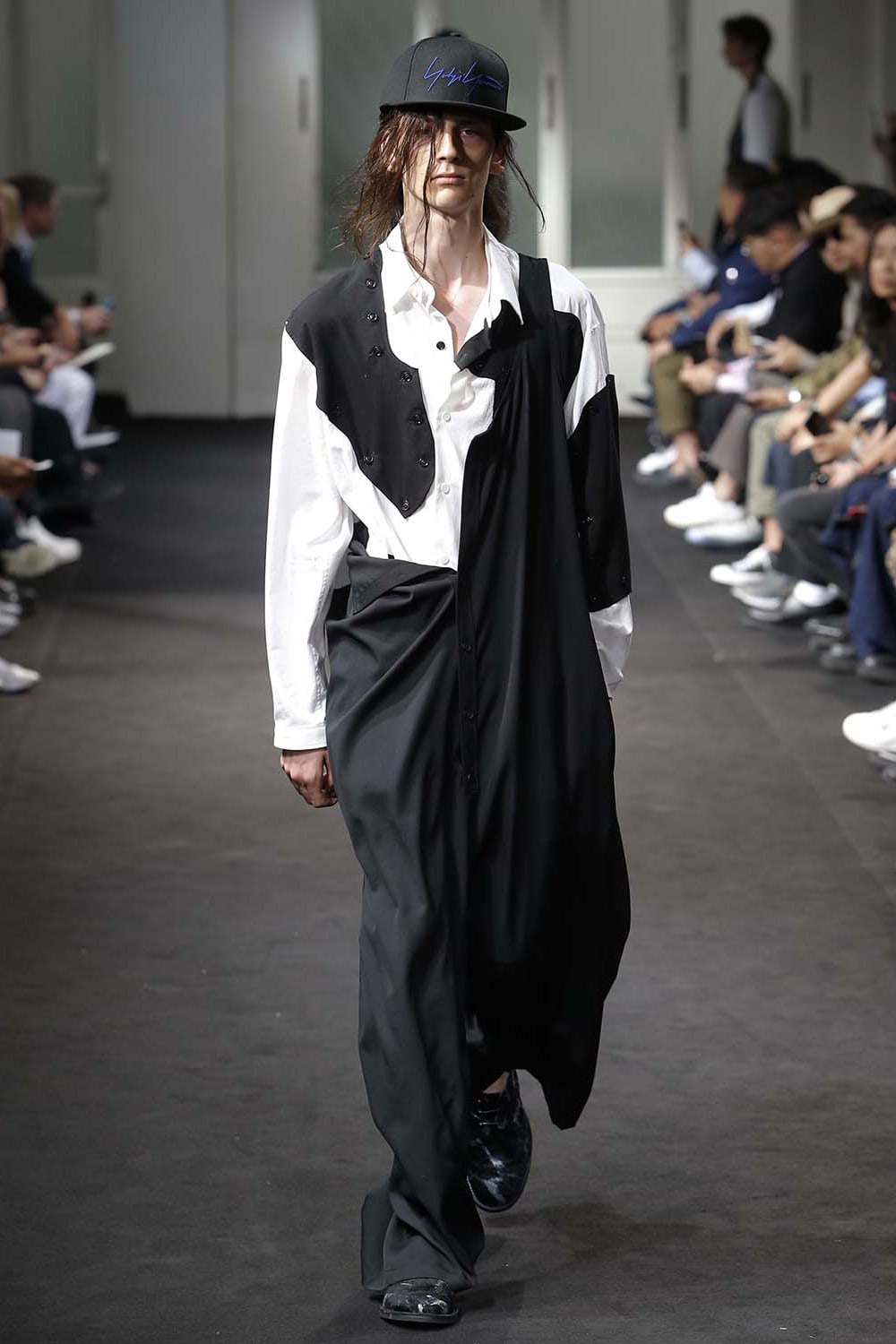 Saruel Onepiece Wrinkled Gabardine