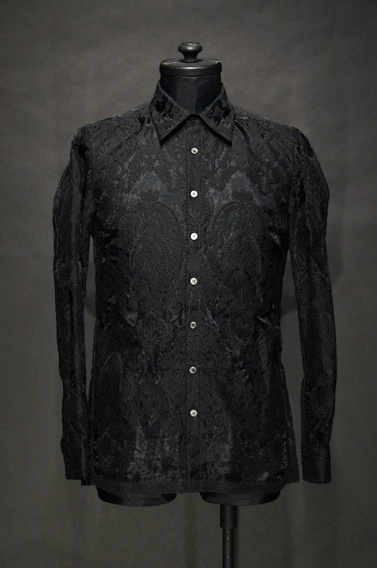 GalaabenD 16SS Organdy Rococo Embroidery Shirt