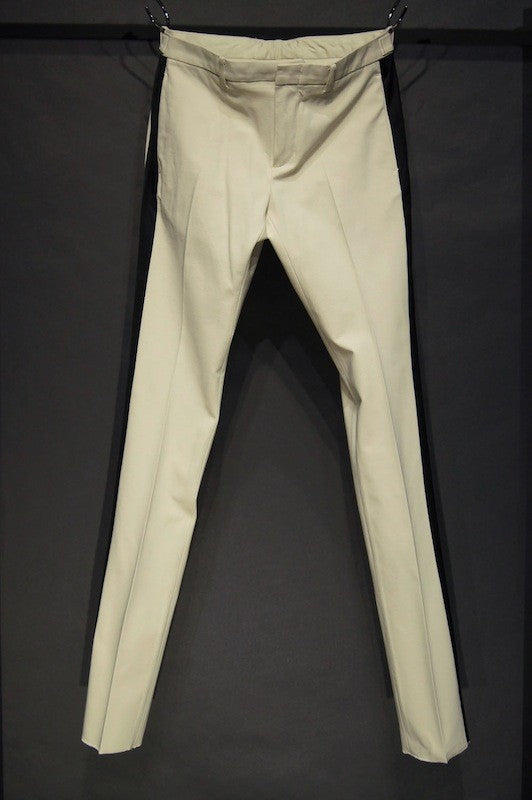 GalaabenD  16SS COOL MAX Sideline Slacks BEIGE×BLACK