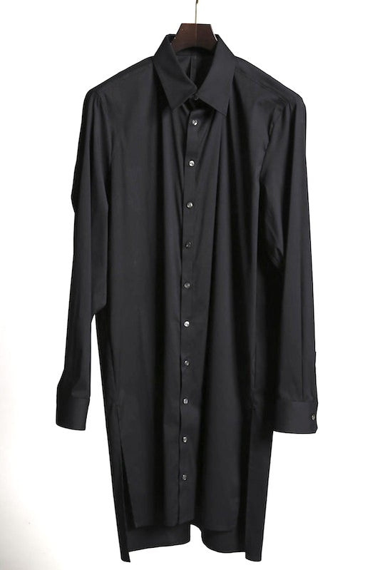 GalaabenD (ガラアーベント) 16SS C/Ny ブロードクロスストレッチロングシャツ