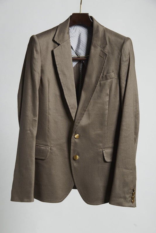 GalaabenD (ガラアーベント) 16S リネンライクラフィットツイル 2Bジャケット