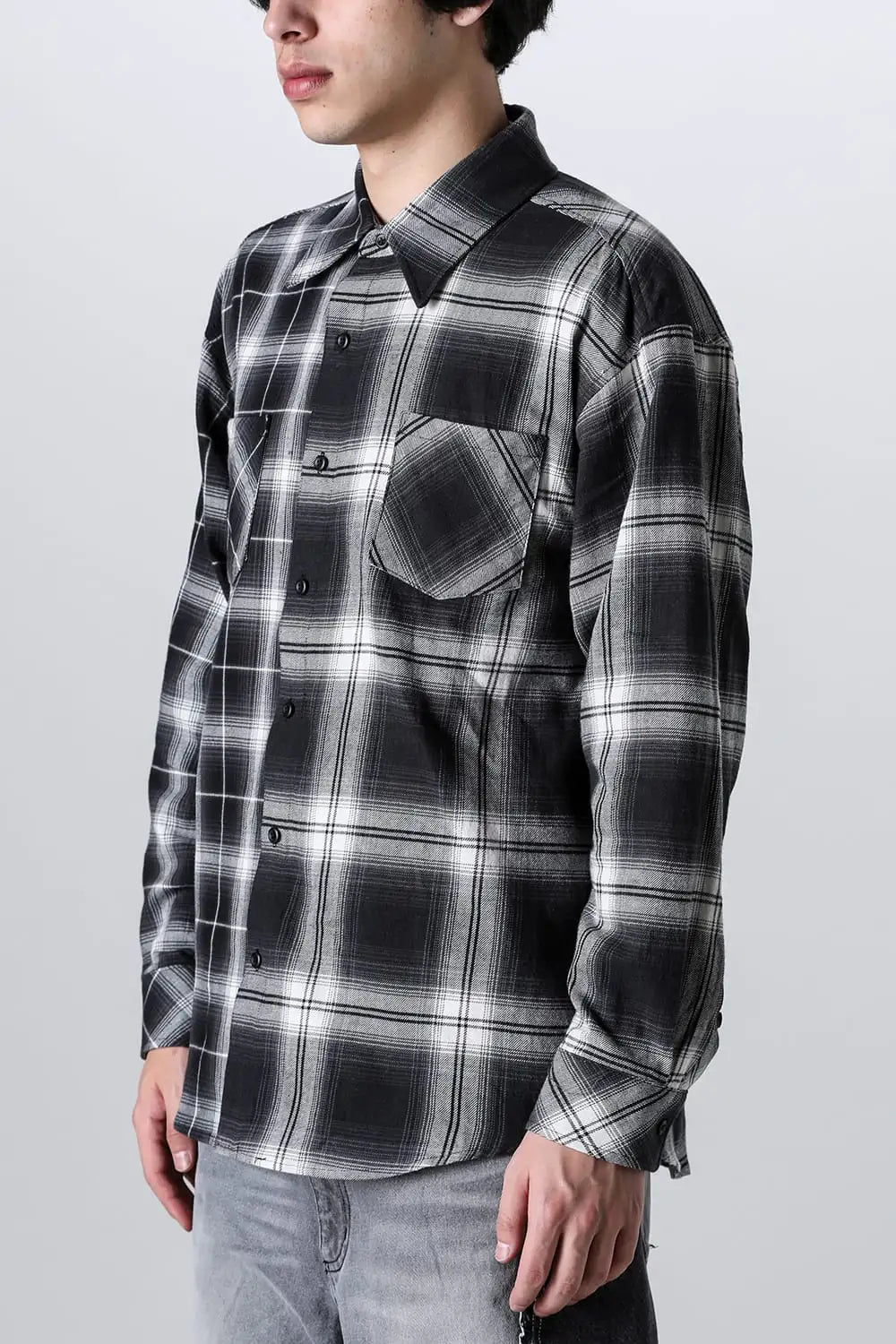 ドッキングシャツ ブラック