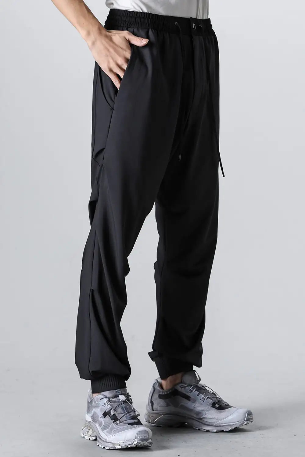 Jogger pants hybrid yarn jersey