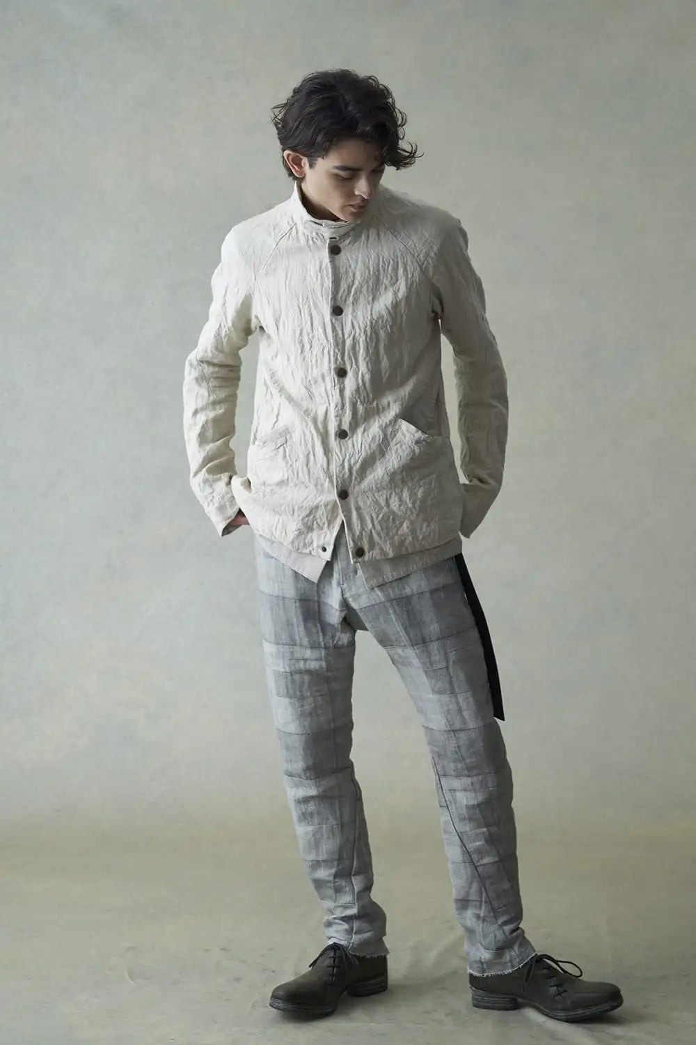 ジャケット カナパコットンメタルシュリンク