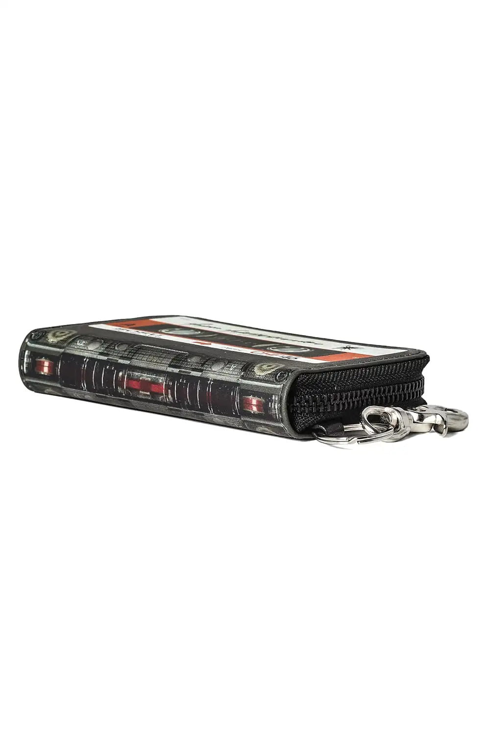 Cassette Tape Wallet With Strap Orange