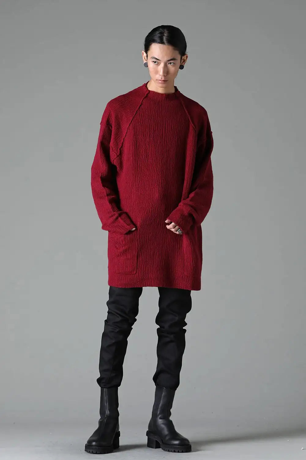 Cotton/Cashmere Sweater Crimson