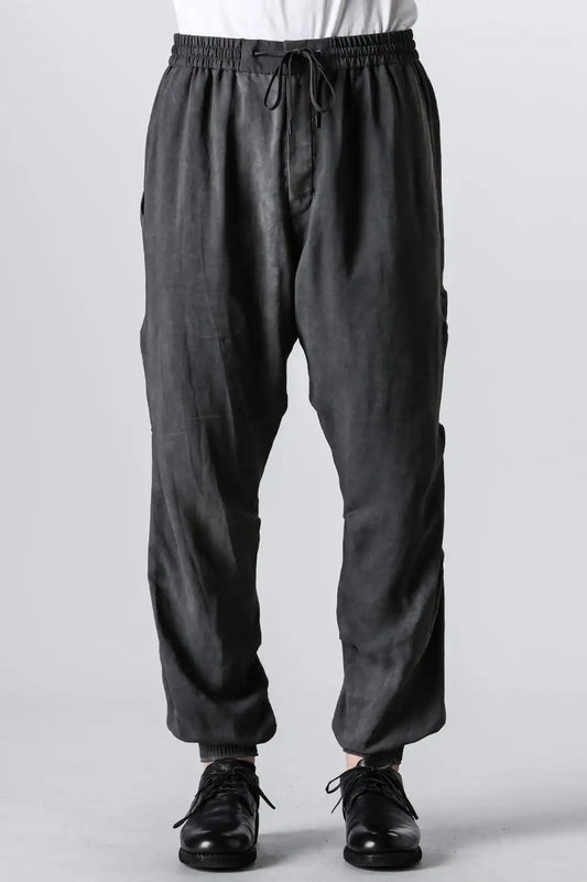 Jogger pants High twist viscose