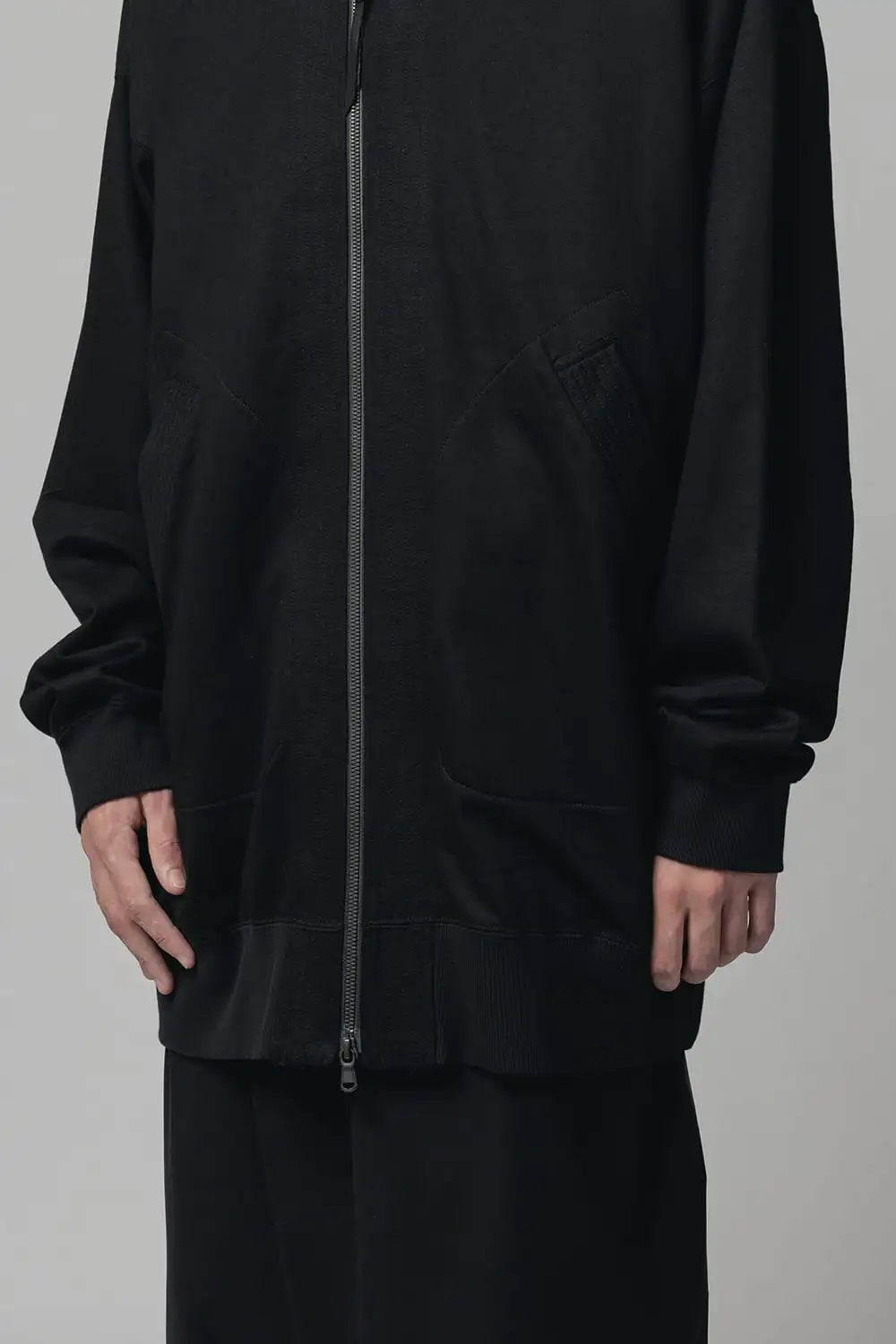 Sweat Long Hoodie Black