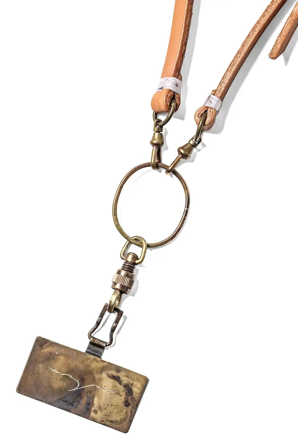 Phone Strap Conceria 800 oil bread Natural