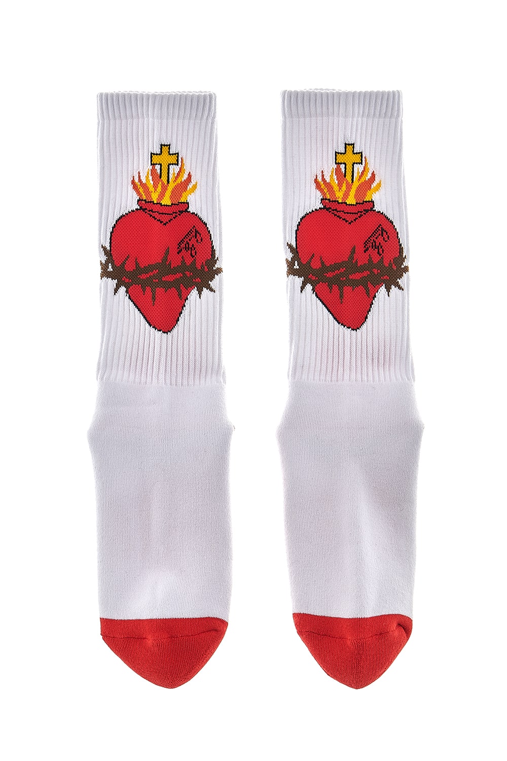 HEART Socks White