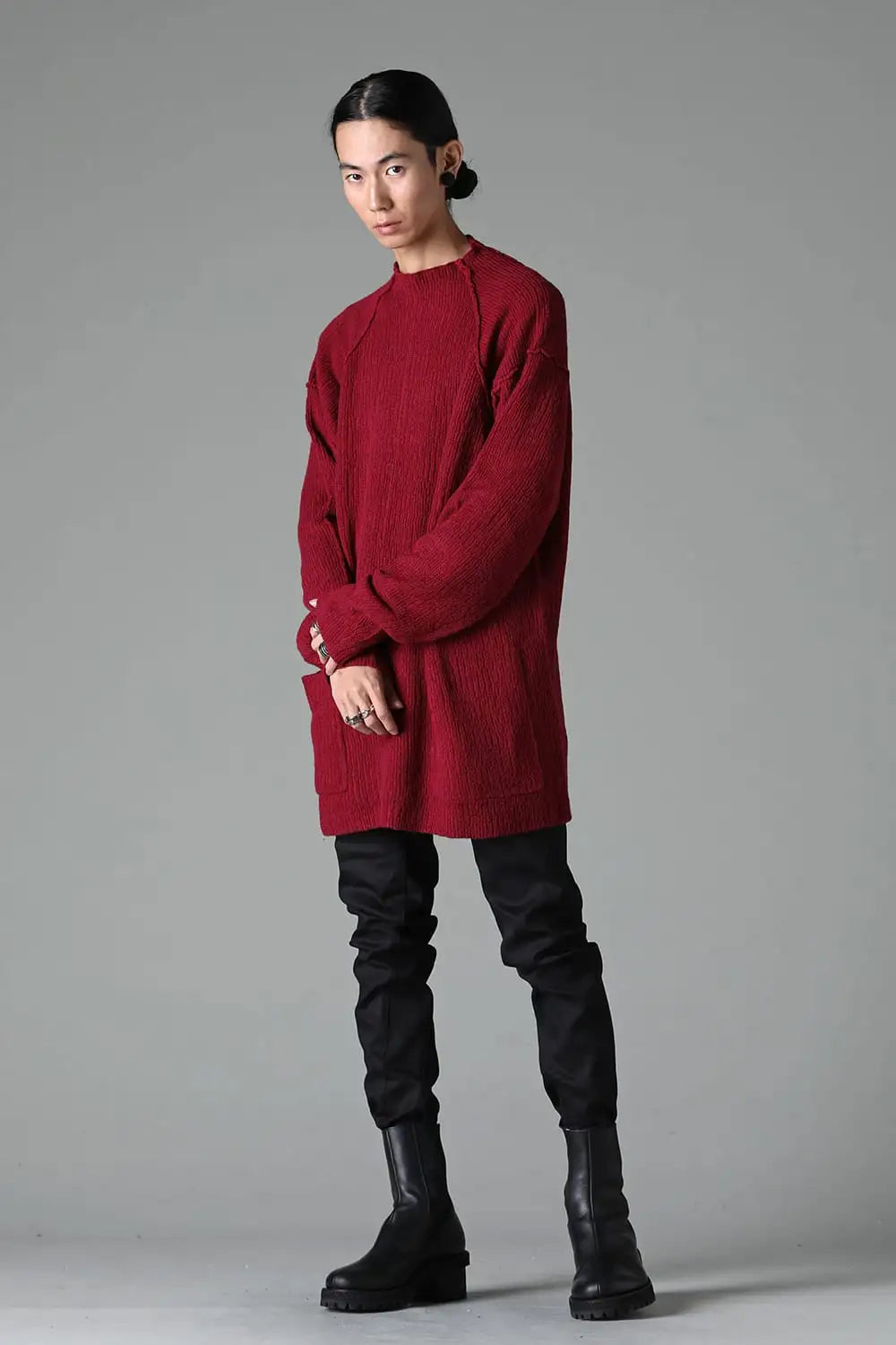 Cotton/Cashmere Sweater Crimson