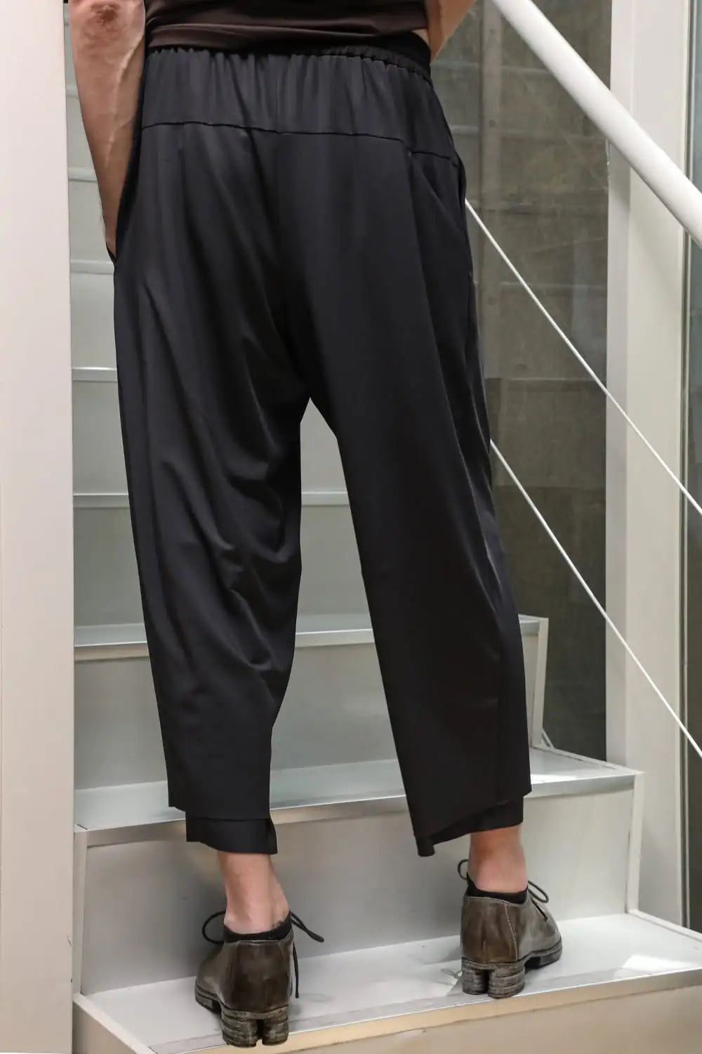 クロップドパンツ ハイブリット ヤーン ジャージー