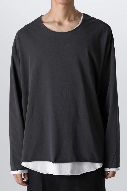 Layered Cutsew Deluxe Over D.Gray / L.Gray