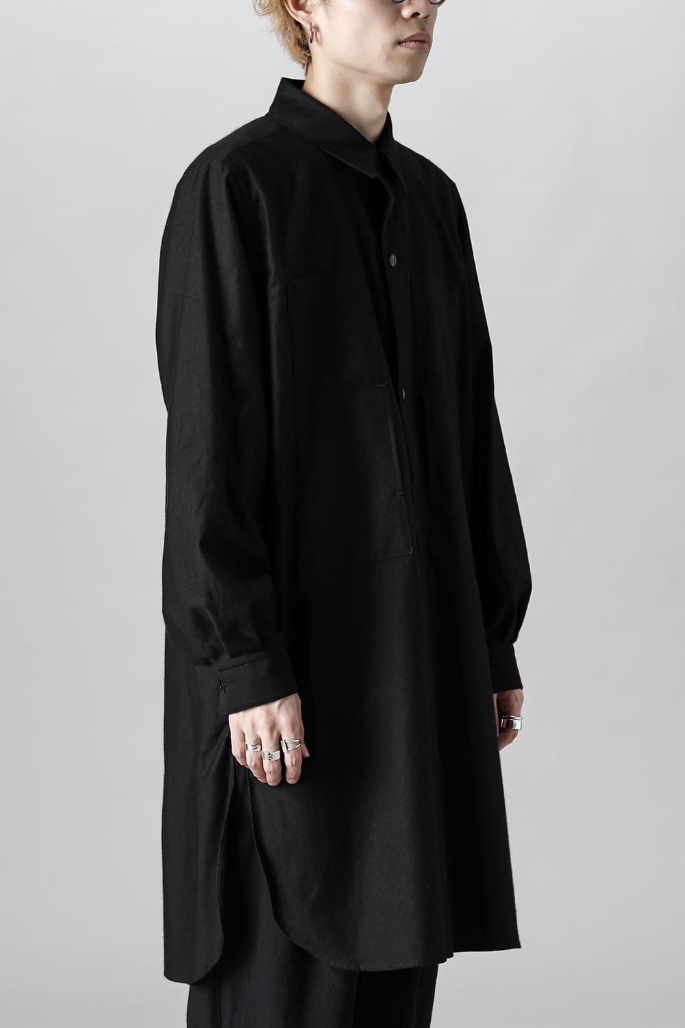 SH-037 Grandpa Shirts  Black