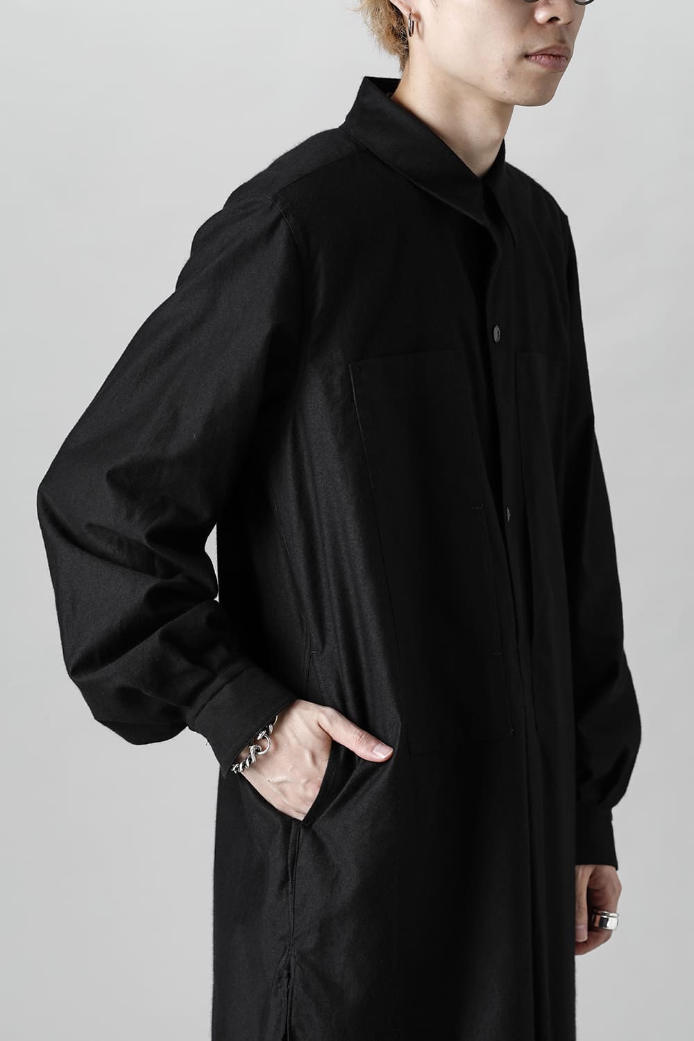 SH-037 Grandpa Shirts  Black