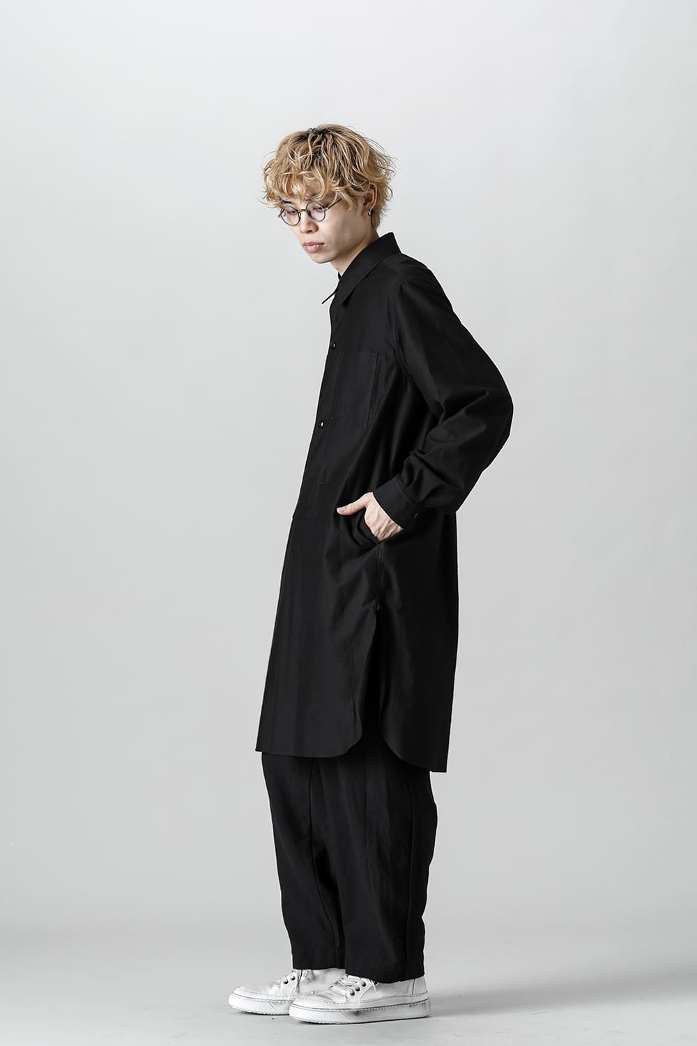 SH-037 Grandpa Shirts  Black