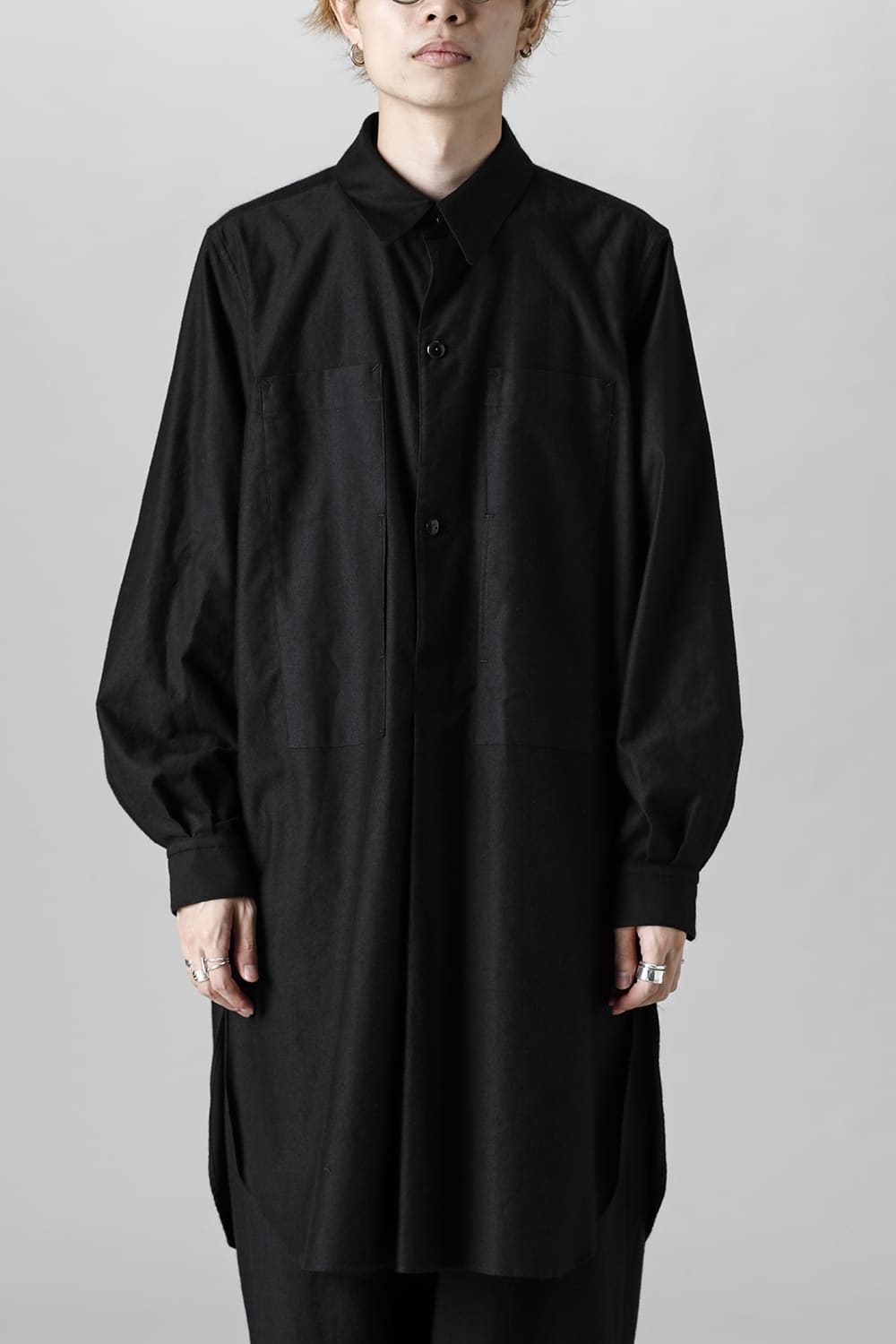 SH-037 Grandpa Shirts  Black