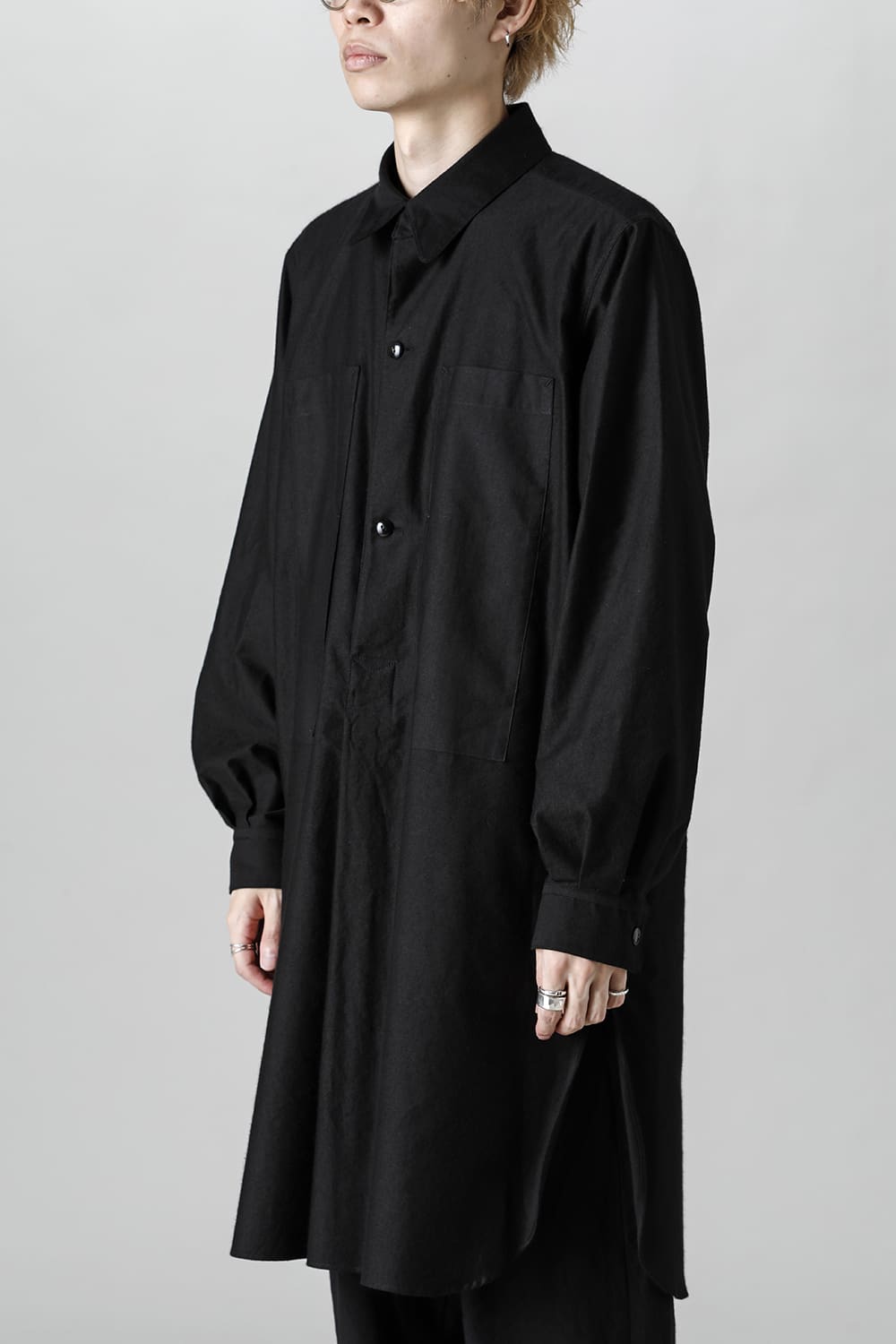 SH-037 Grandpa Shirts  Black