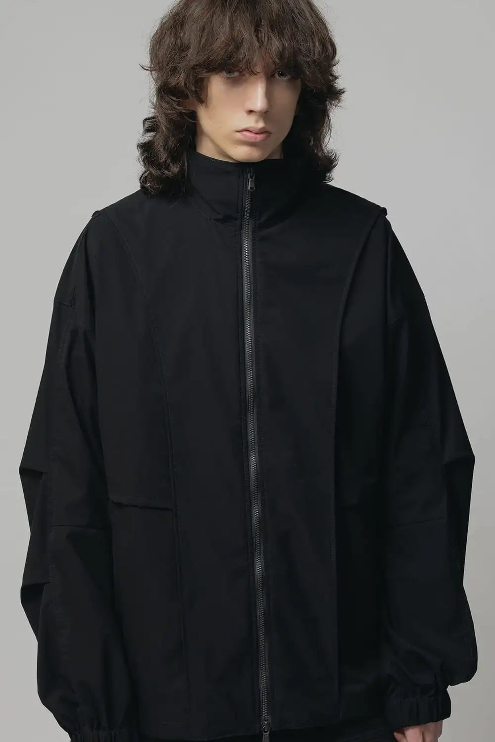 Water-Repellent Hooded Jacket