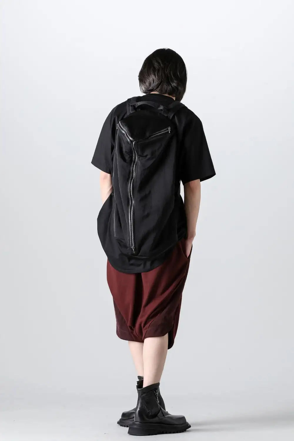Nylon Twill Back Pack Black
