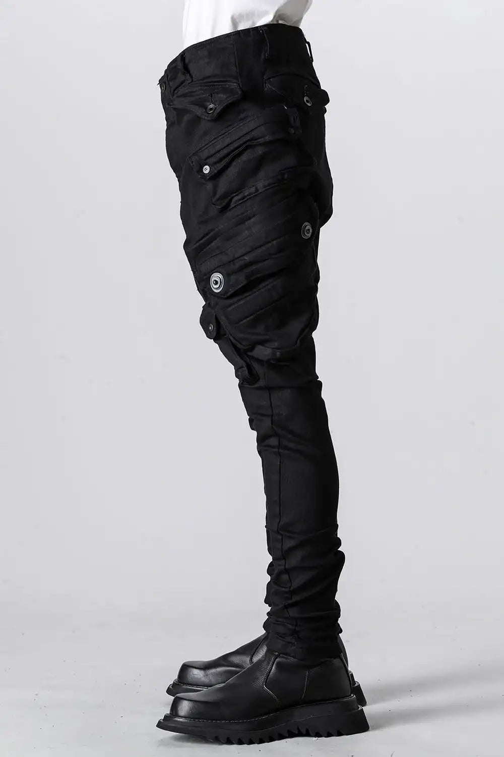 10.5oz Stretch Denim Gas Mask Skinny Pants