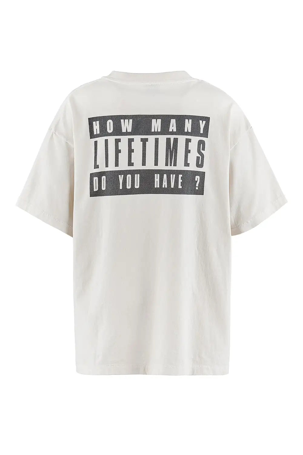 DENIM TEARS × SAINT Mxxxxxx LIVES CREW Short sleeve T-shirt