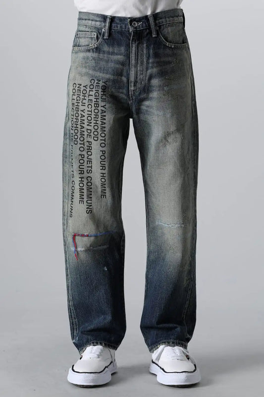 NEIGHBORHOOD x Yohji Yamamoto Denim Pants Indigo