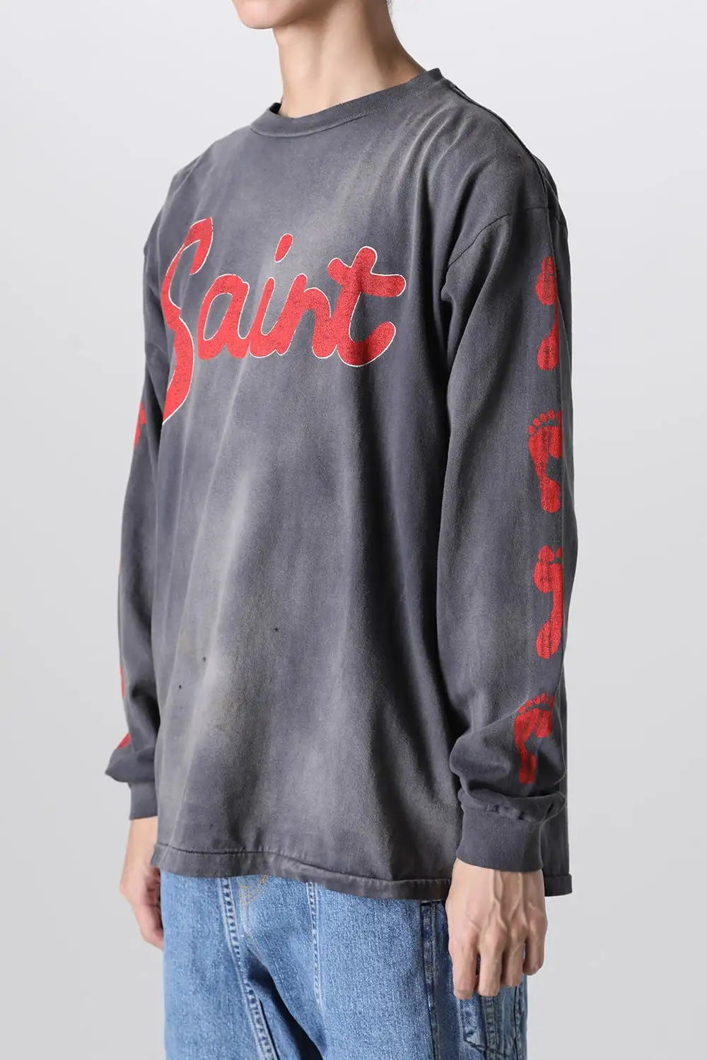 FOOT PRINT Long sleeve T-shirt