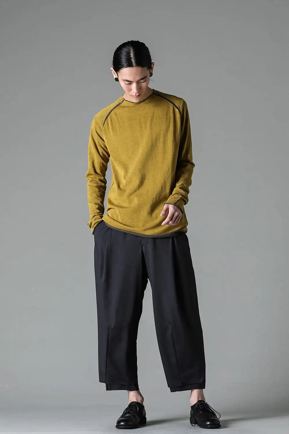 ロングスリーブハイツイストコットン Yellow