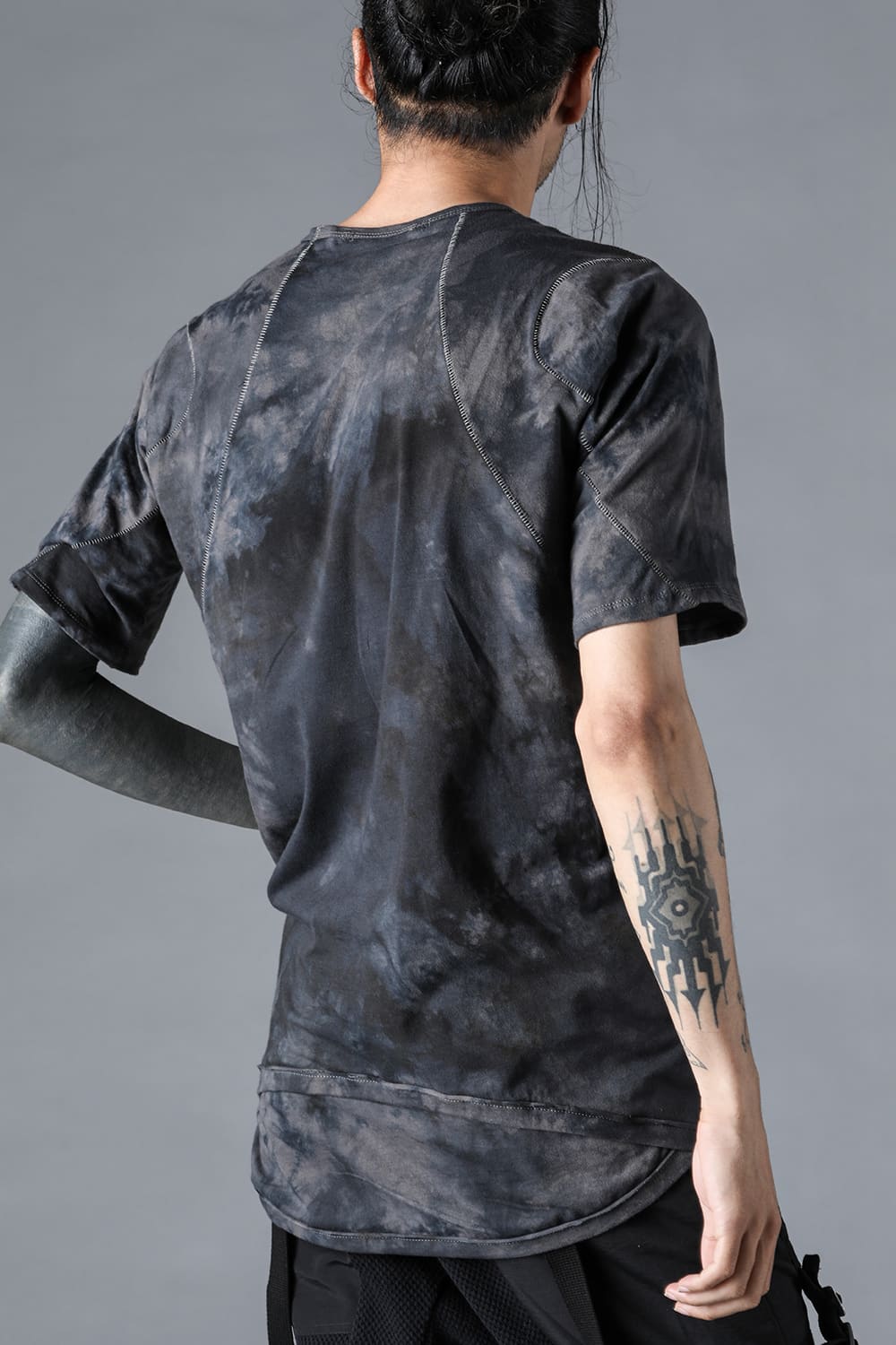 ムラ染め30/-ソフトコットンジャージーTシャツ