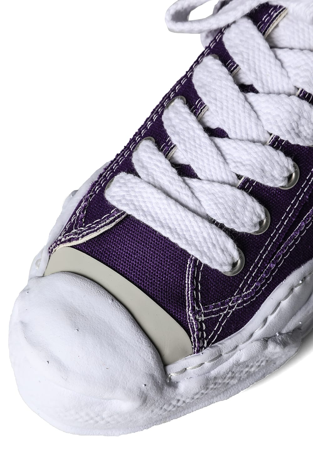 HANK Original sole Toe cap sneaker LOW canvas Purple