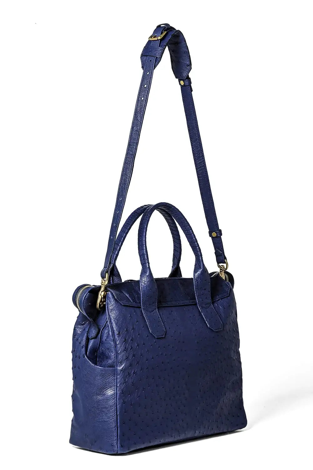 key hole BOSTON Ostrch Blue