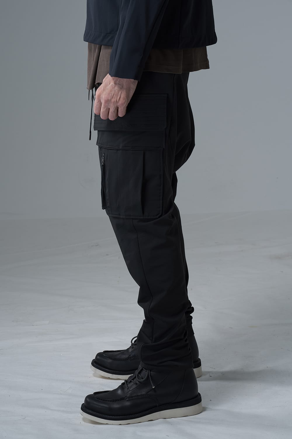 Cargo drop crotch pants stretch dryskin