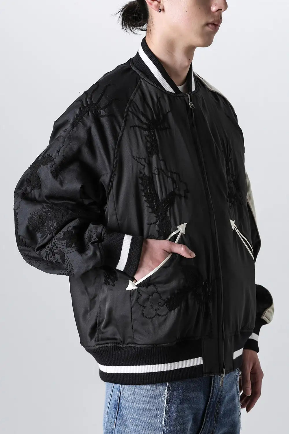 Nothing Reversible Souvenir Jacket Khaki/Black