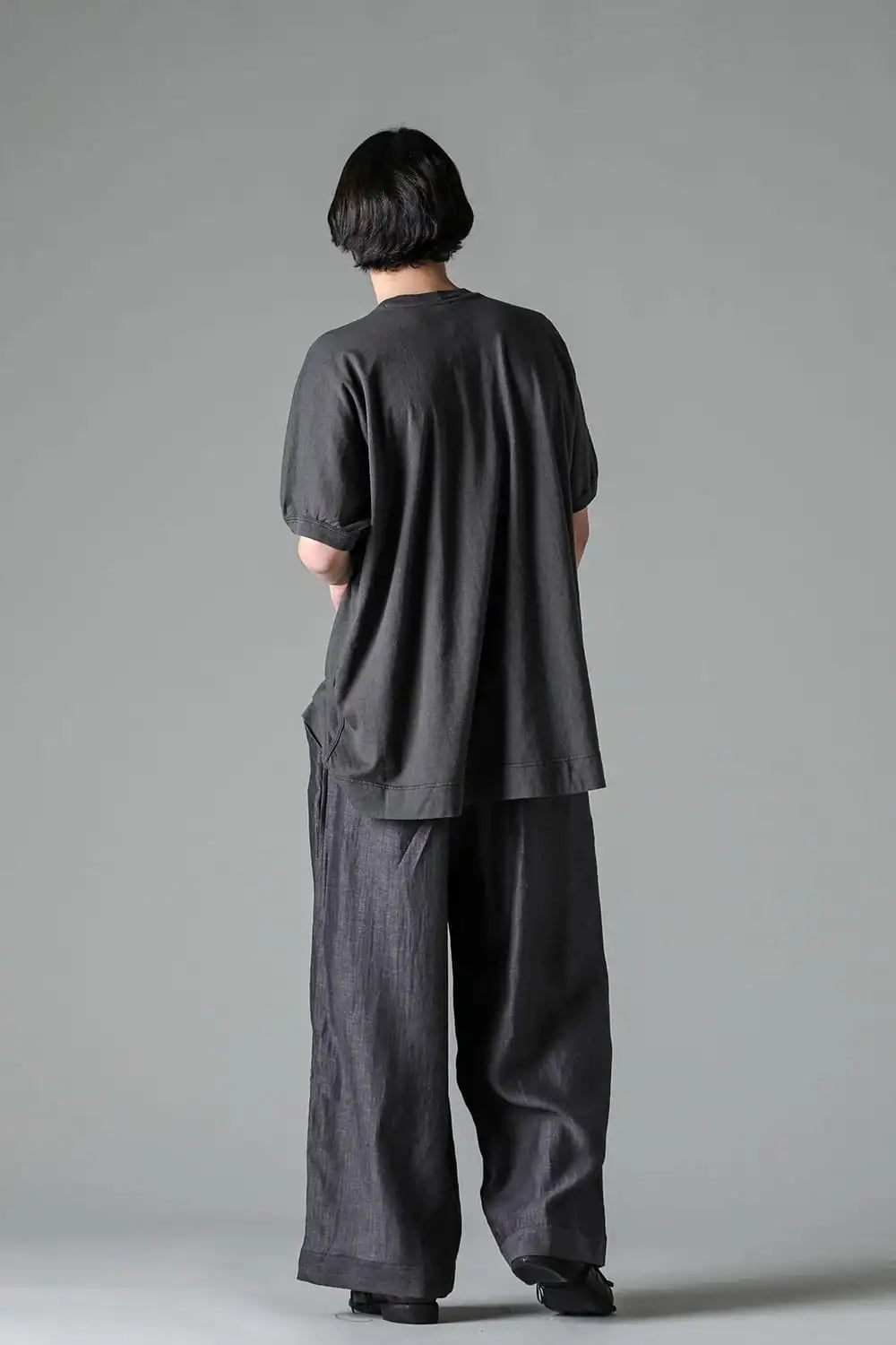 BASIC TEE Cotton Hemp Jersey BLACK