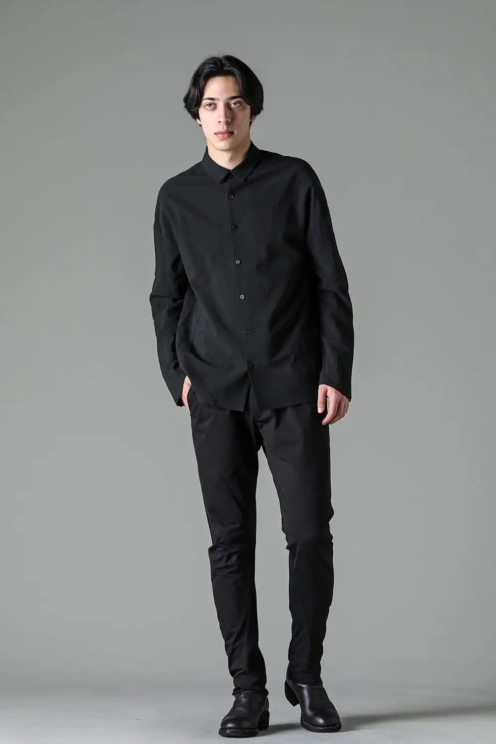 シャツ ルーズフィット コットンリネン