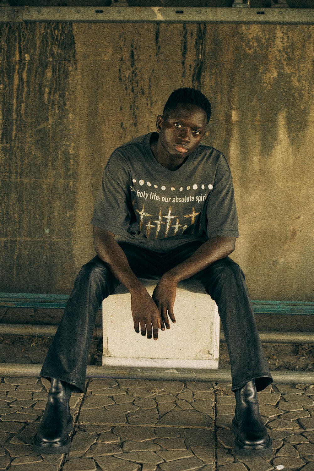 FORSOMEONE × ©SAINT M×××××× GOD Short sleeve T-shirt