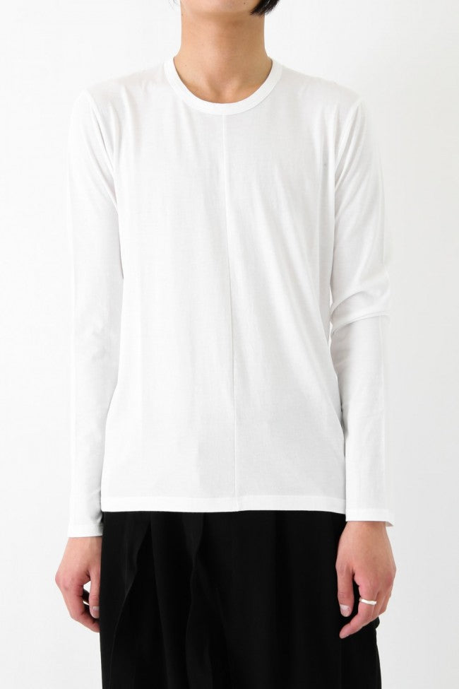 17SS Supima Cotton Long Sleeve T WHITE