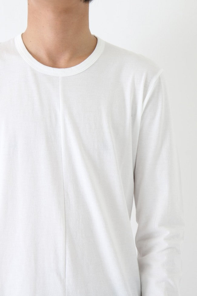 17SS Supima Cotton Long Sleeve T WHITE